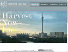 Tablet Screenshot of myharvestnow.org